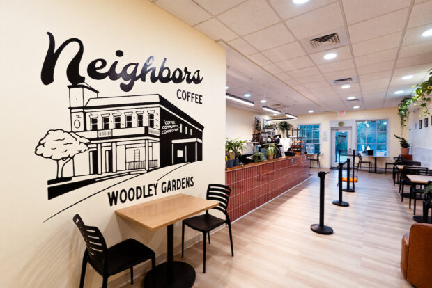 Neighbors Coffee Rockville Maryland mural